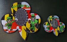 Baltimore Police Dept Saint Paddy's Day 2022 Patch and Challenge Coin Set MD picture