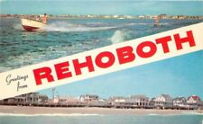 1920s Rehoboth Beach Delaware Speedboat Rodgers Colorpicuture 9030 picture
