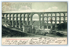 c1905 The Goltzschtal Bridge Near Netzschkau Germany Posted Postcard picture