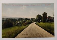 Town of Lenox, MA J. E. Parson's Residence Postcard Berkshire County Vintage DB picture
