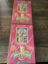 1994 Mighty Morphin Power Rangers Series 2 Trading Card Box Factory Sealed X2 picture