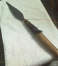 Vintage - African Hunting Fighting Spear - Animal hair binding - picture