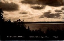Montague Michigan Moonlight Scene Postcard # X485 picture