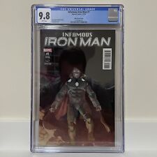 Infamous Iron Man 1 CGC 9.8 1:25 Esad Ribic Variant First A.I Tony Stark picture