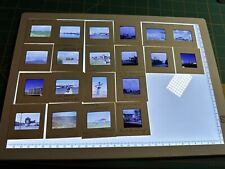 Vintage Slides 60s East Germany RR Station Magdeburg Iceland Airport Guard Tower picture