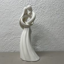 VTG Ceramic Hugging Couple White Circle of Love Always #691232 Enesco 1999 8