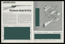 1981 WINCHESTER Model 95 Lever Rifle Exploded View Parts List Assembly Article picture