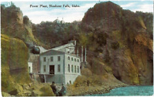 Postcard ID Power Plant Shoshone Falls Idaho Vintage picture
