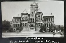 Court House, Mason City, IA Antique Real Photo Postcard RPPC H.B. Rood Photo picture