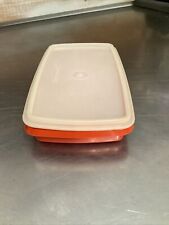 Vintage Tupperware Bacon Deli Meat Keeper Storage Container Paprika #816 w/ Lid picture