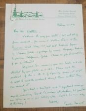 Letters to/from Writer THOMAS H. WATKINS from Caroline Bancroft (1900-1985) 1971 picture
