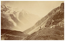 France, Chaine du Mont Blanc et du Brévent, ad. Braun Vintage Print, Print a picture