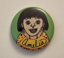 Vintage 1999 AMELIA Pin - Marissa Moss American Girl Button Gift RARE GREEN picture