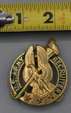 Post WWII/2 US Army Recruiter Badge with three gold stars marked G-23 on back picture