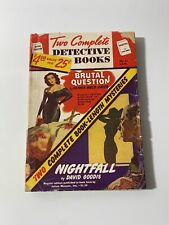 Two Complete Detective Books 1949 Golden Age George Gross David Goodis Vintage picture