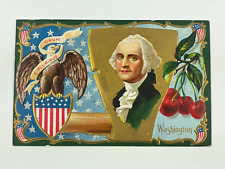1910 Embossed Washington Birthday Series #2 Postcard picture