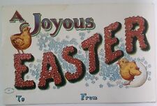 Postcard Joyous Easter - American Post Card Easter 180 No 2349 Ullman picture