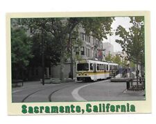 Sacramento California PT Metro Light Rail Train Postcard  Unposted VTG picture