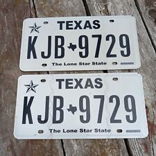 PAIR 2020 Texas License Plates - 