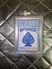Hoyle Waterproof Clear Blue Playing Cards-Sealed Pkg picture