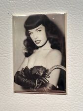 Betty Page with Whip, Funny Sexy 60s Pinup MAGNET 2x3