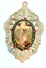 Beautiful wall Plaque By Michal Negrin With Angel Image. picture