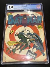 1941 D.C. Comics Batman 7 CGC 2.0 Classic Cover Joker Appearance Key picture