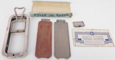 Rolls Razor England w/instruction sheet and partial box Vtg Art Deco sharpener picture