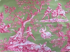 Manuel Canovas La Musardiere French Countryside Cotton Fabric Pink Green BTY picture