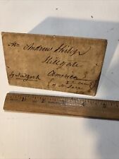 Rare Antique 1838 handwritten Letter to brother  America New York picture