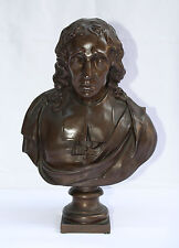 MAGNIFICENT 19C FRENCH BARBEDIENNE BRONZE STATUE SIGNED, FOUNDRY HALLMARK picture