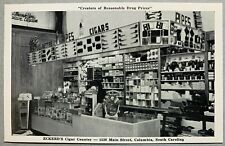 Postcard Columbia SC - Eckerd's Drug Store - Tobacco Counter Cigars Pipes picture