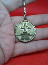 Vintage Boeing 'Pride in Excellence' Award Pi Symbol copper Coin on Keychain picture