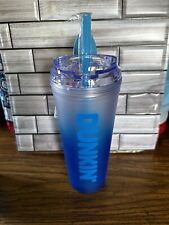 Dunkin Donuts Tumbler Summer 2024 Ombre Plastic Insulated 24oz BLUE Double picture