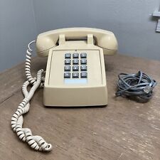 VTG ITT 2500 Series Tan Push Button Touch Tone Desk Table Top Telephone UNTESTED picture