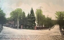 Postcard Antique Vintage Perry and Onion Streets,Titusville,PA  RPPC 1908 Stampe picture