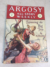 Argosy ALL STORY WEEKLY November 6, 1926 Spinning the Big Top pulp fiction book  picture