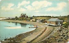 c1907 Postcard; Rockland ME Samoset Bath House at Shoreline Knox County Unposted picture