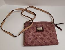 Guess Cheatin' Heart Ladies Medium Brown Leather Wristlet Purse Bag SC481272BRO picture