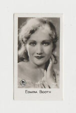 Edwina Booth 1933 Bridgewater Film Stars Small Trading Card - Series 2 #42 picture