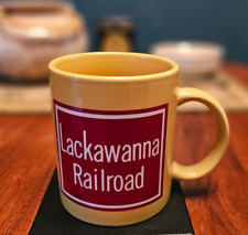 Lackawanna Railroad Train Coffee/Tea Mug - Yellow - NEW picture