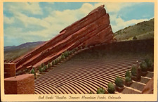 Postcard Denver Mountain Parks Red Rocks Theatre Colorado Outdoor Amphitheater picture