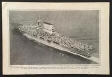 U.S.S. Saratoga CV-3 1929 pin-up Navy Aircraft Carrier picture