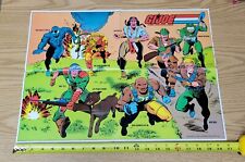 Vintage GI Joe Poster 1984 15x21 Look at Pics picture