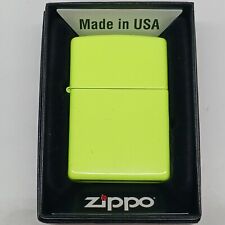 Zippo Neon Yellow 28887 picture
