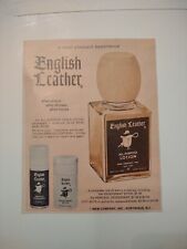 Vintage Print AD English Leather 1960s picture