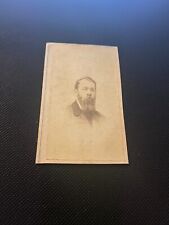 1868 CDV Photo Of A Bearded Man  Chicago IL La Chepelle & Sweeney VTG Antique picture