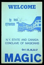 IBM SAM Magic / Magicians NYCAN Convention Program 1976 New York Canada picture