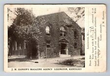 Lexington KY-Kentucky, J M Hanson's Magazine Agency, Vintage c1907 Postcard picture
