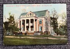 Commanders House at Indiana State Soldiers Home La Fayetee IN Postcard 1911 picture